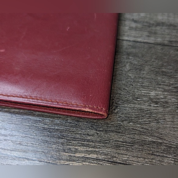 Cartier | Must De Cartier Burgundy Leather "Double C" Logo Long Bifold Wallet - Picture 11 of 11